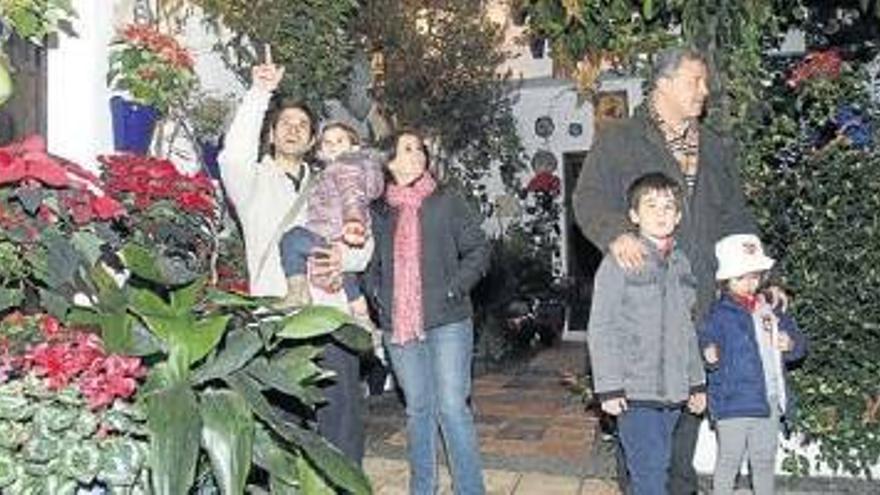 Diez patios se engalanan para celebrar la Navidad