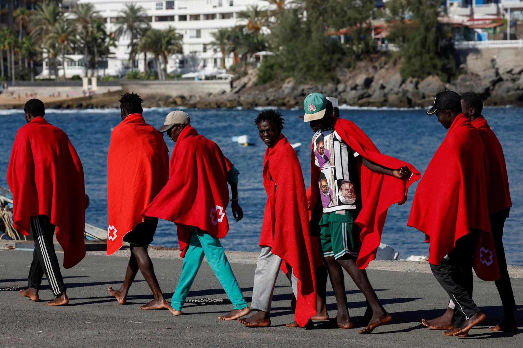 Llegada de migrantes a Gran Canaria