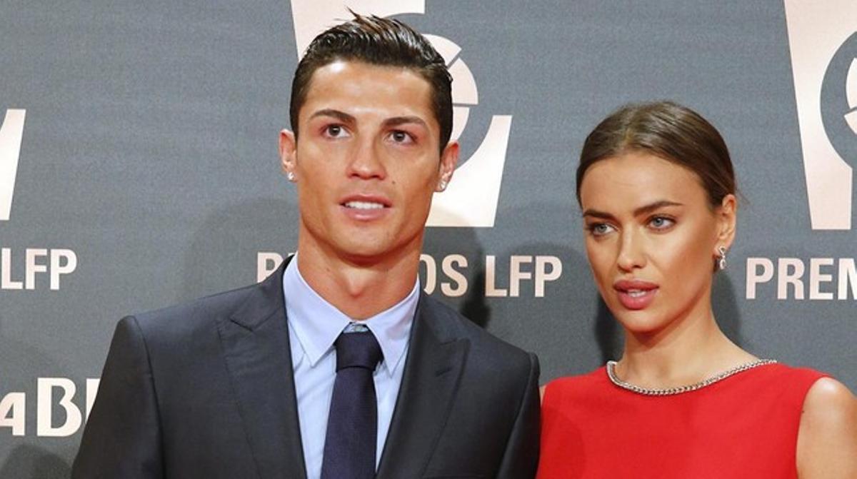 Cristiano Ronaldo i Irina Shayk, en els premis LFP celebrats a Madrid l’octubre del 2014.