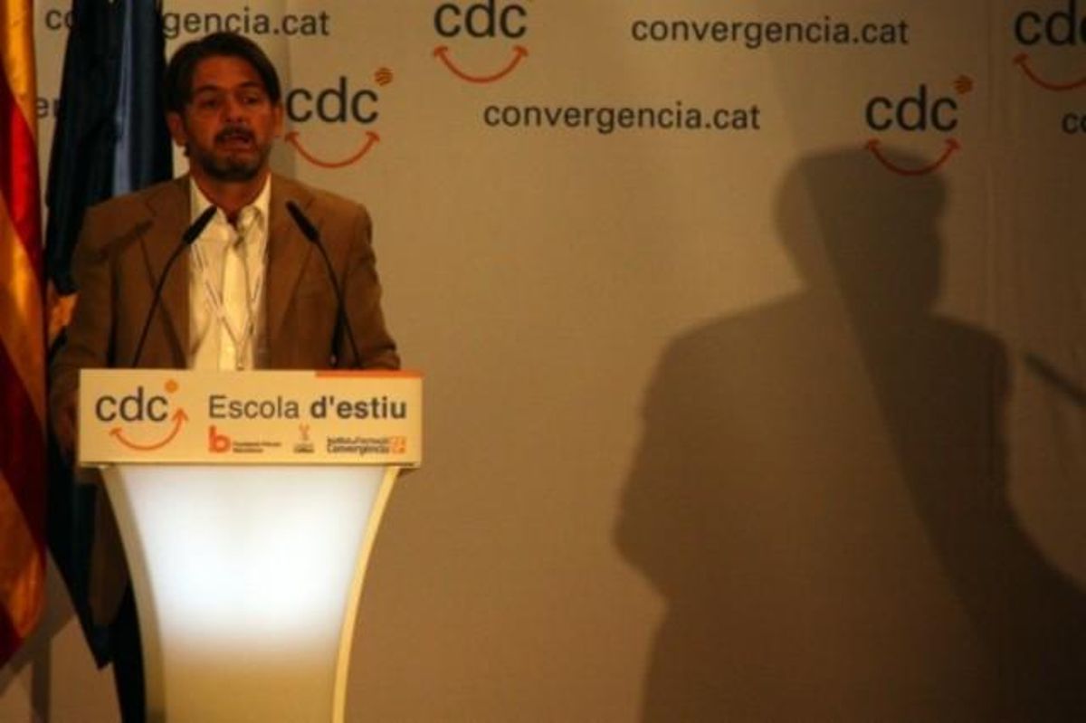 Oriol Pujol, a la clausura de l’escola d’estiu de CDC a Vilanova i la Geltrú. Oriol Pujol, a la clausura de l’escola d’estiu de CDC a Vilanova i la Geltrú.