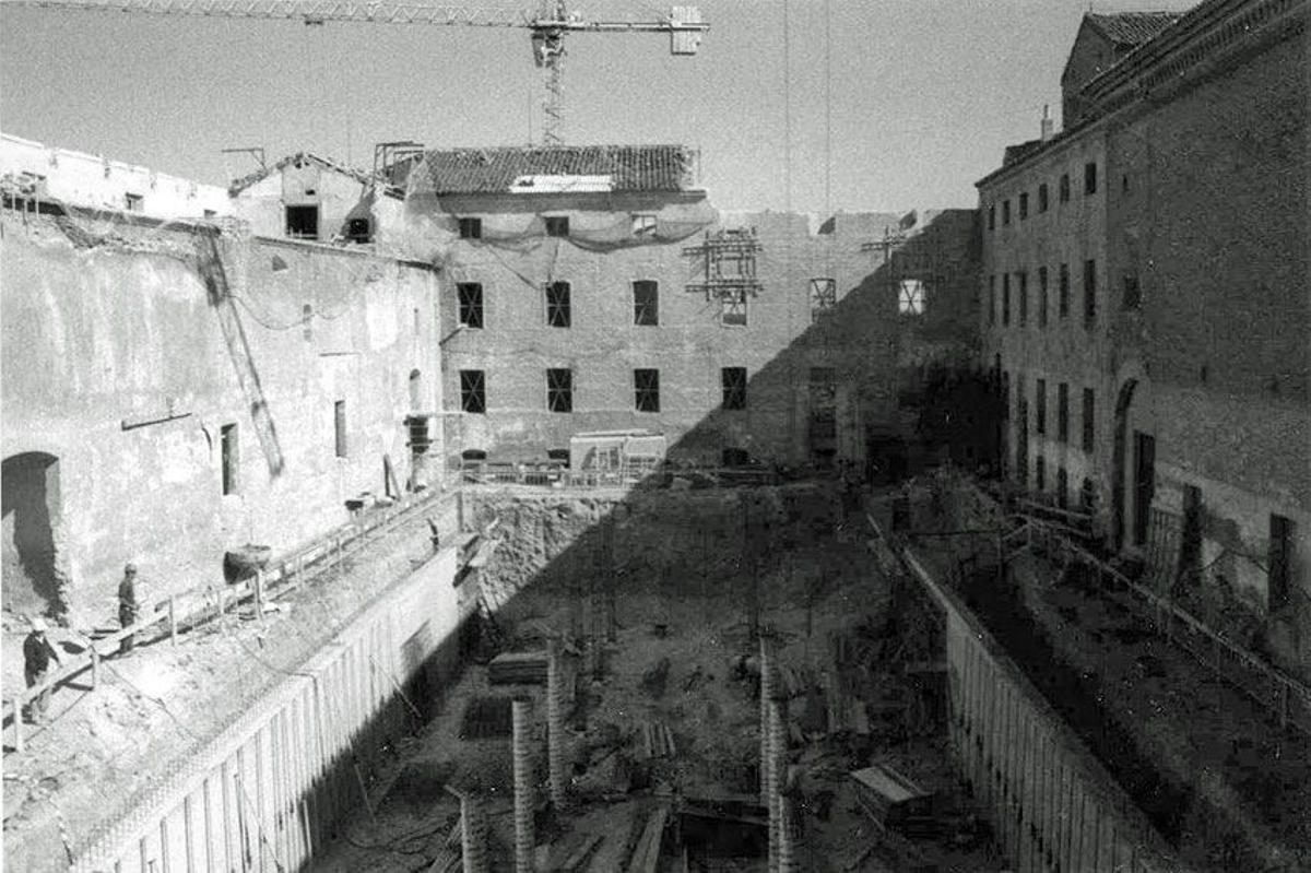 La última gran restauración del palacio de la Alfajería en 1994.