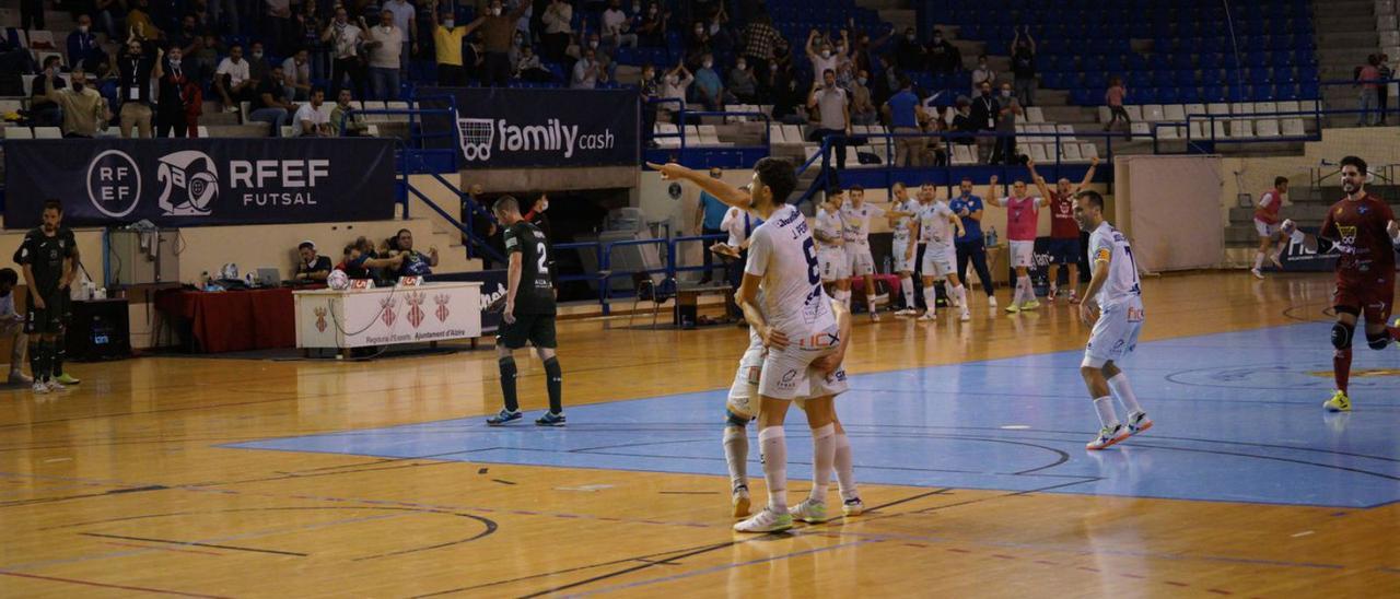 Jaime Peiró celebra uno de los dos tantos anotados frente al Leganés. | LEVANTE-EMV