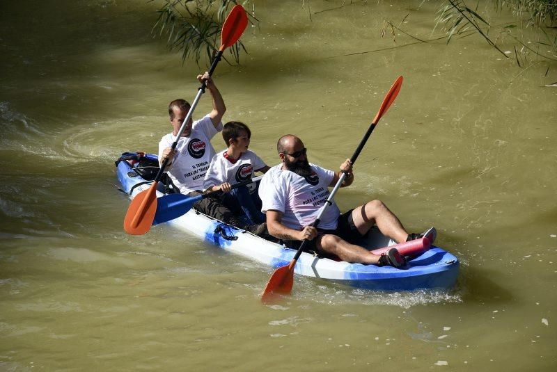 Bajada del Canal de Torrero en Zaragoza