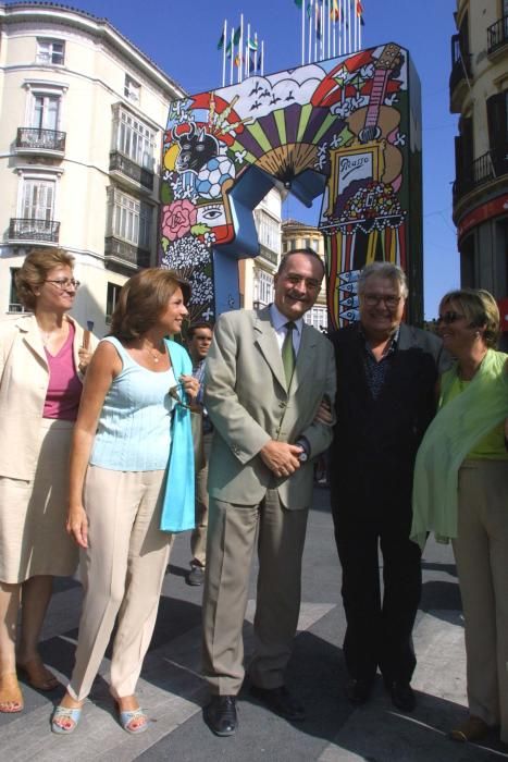 Presentación de la portada de feria, año 2001.