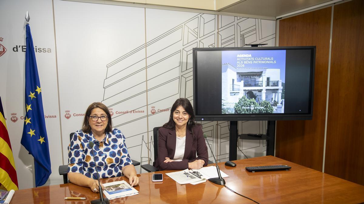 Presentación de la agenda cultural esta mañana en el Consell de Ibiza