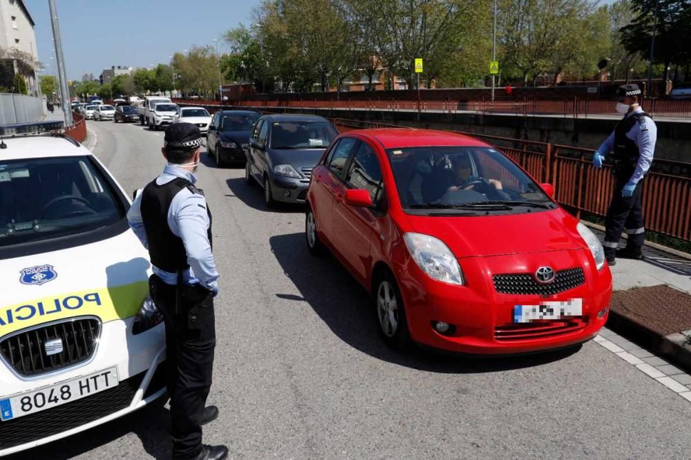 Més controls policials dintre de Girona