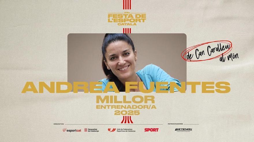 Andrea Fuentes guanyadora a la millor entrenadora 2025