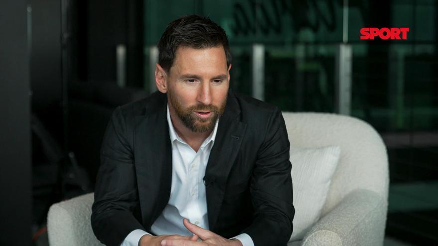 Leo Messi: "Extrañamos mucho Barcelona"