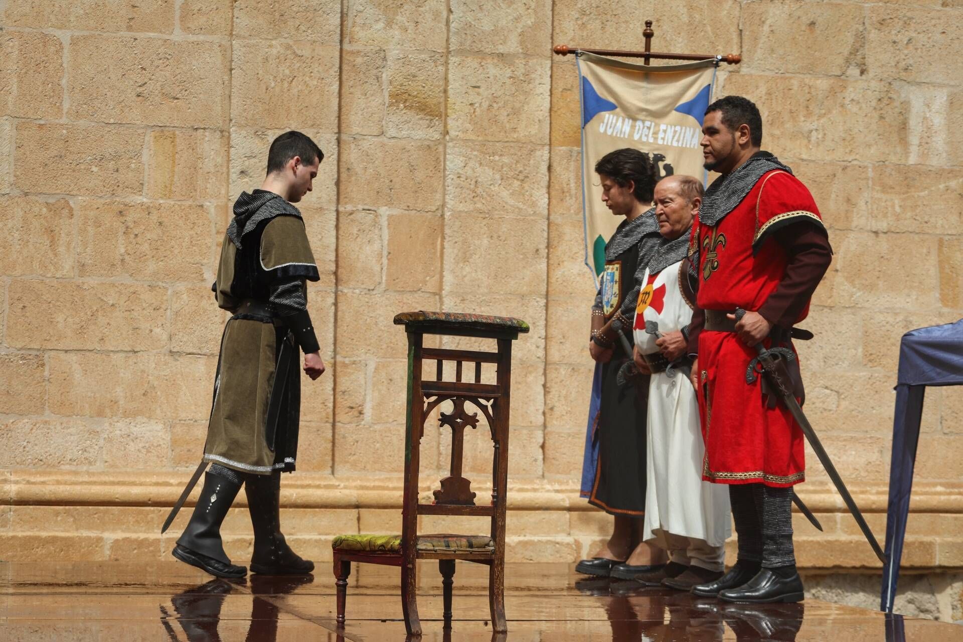 Zamora. Recreación histórica de la investidura de caballero del primer rey de Portugal en Zamora.