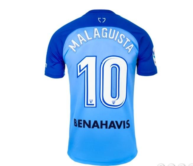 Nueva equipación del Málaga CF.