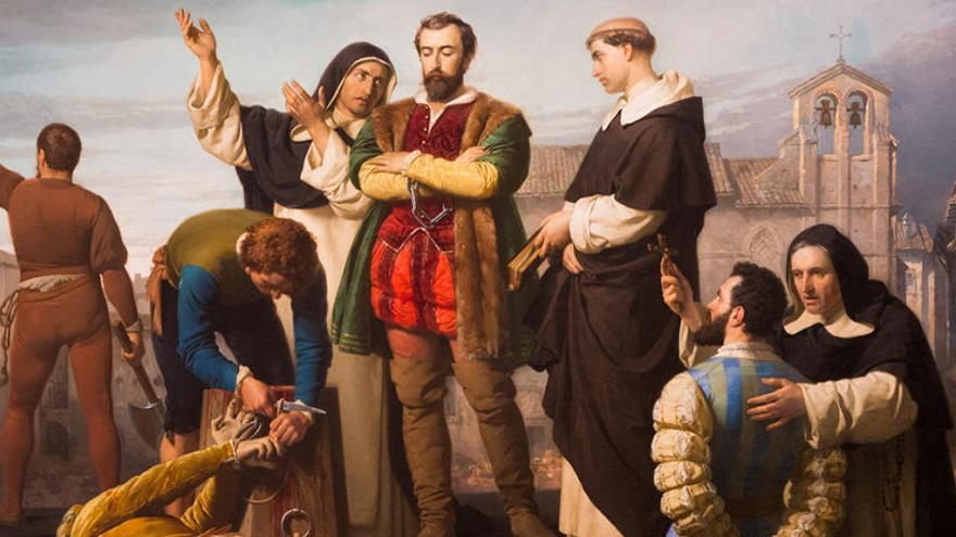 Los comuneros de Castilla, cuadro de 1860 de Antonio Gisbert que se conserva en el Congreso de los Diputados.