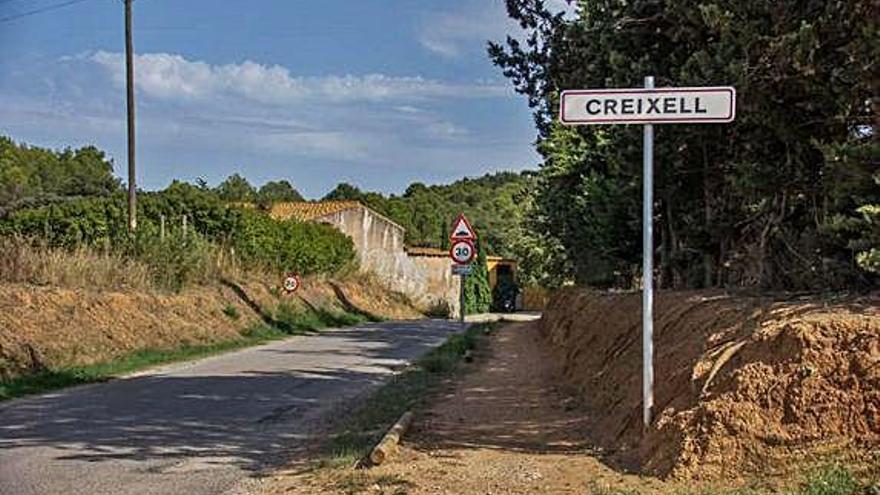 La carretera on s&#039;han portat a terme els treballs.