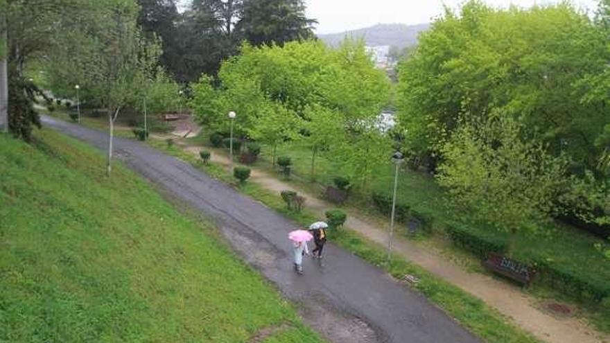 El parque de O Couto se vería afectado por la pista de skate. // Iñaki Osorio