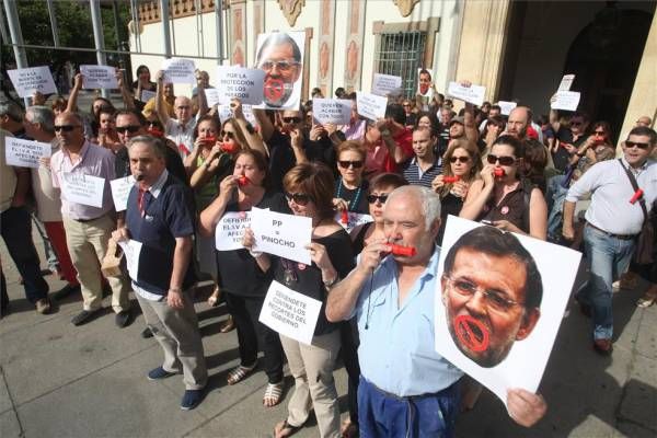 Protestas de funcionarios en Córdoba