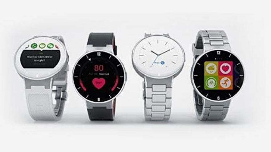 Los 'smartwatchs' de Alcatel.