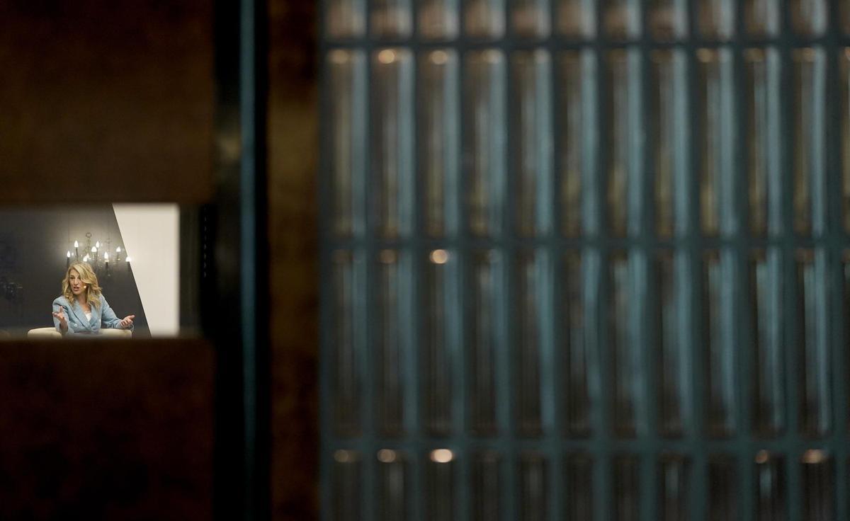 Yolanda Díaz, en un acto en el Ministerio de Trabajo.