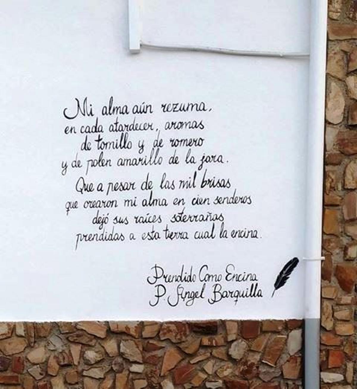 Poema de Padre Ángel Barquilla.