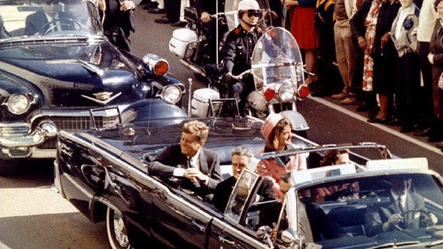 Kennedy, antes del atentado.