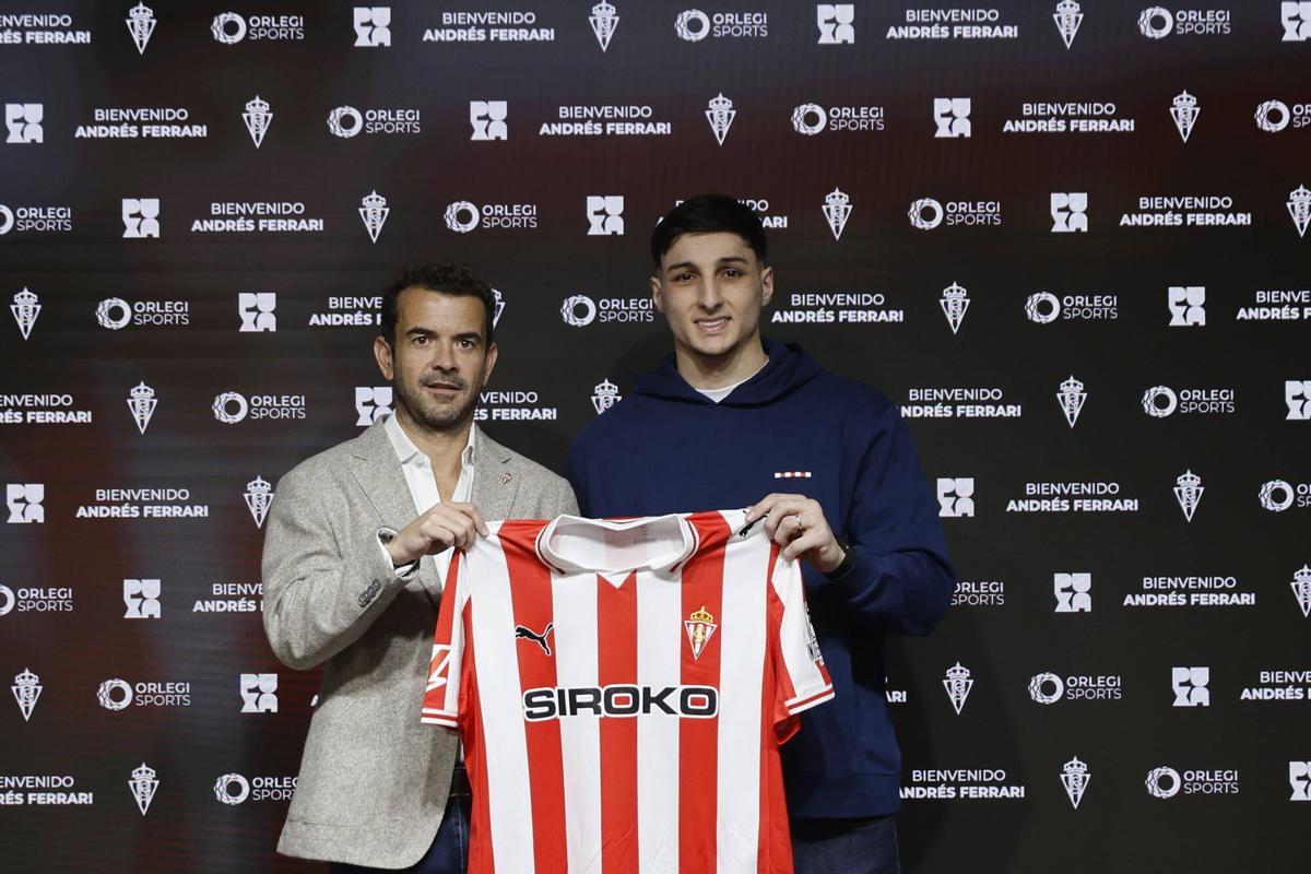 José Riestra y Andrés Ferrari, este martes, en Mareo.