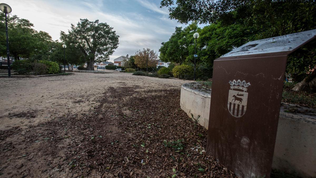 Una de las zonas verdes de Sant Joan.