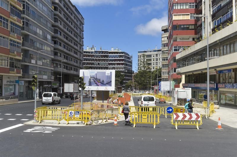 Obras intercambiador y calles Pio XII y Concepción Arenal