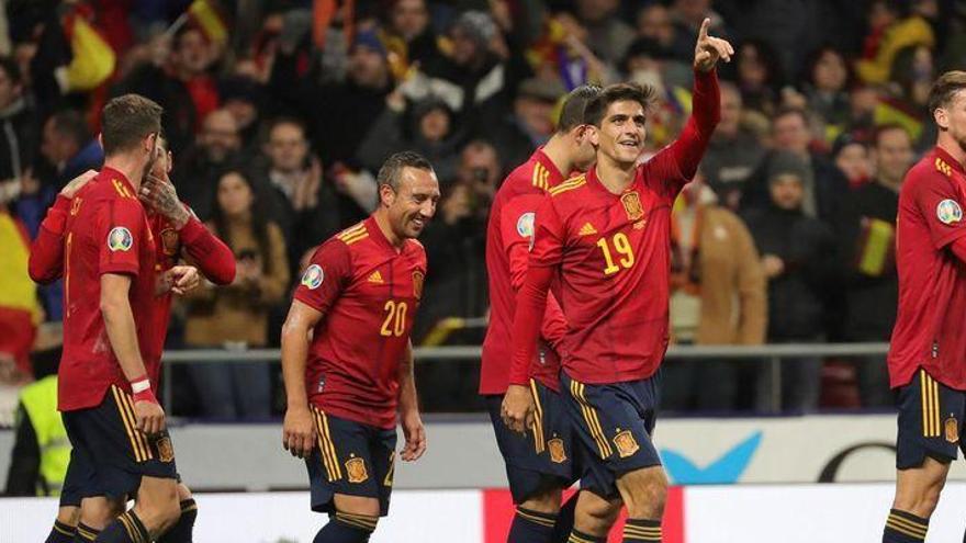 España golea a Rumanía con dos goles de Gerard Moreno (5-0)