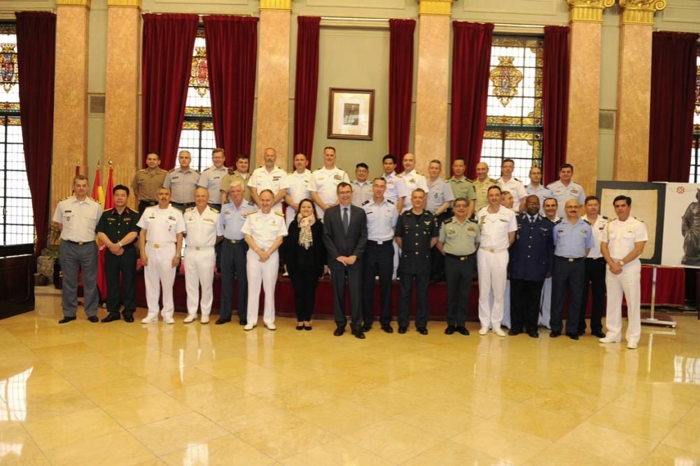 Recepción de Agregados de Defensa Militares Navales y Aéreos