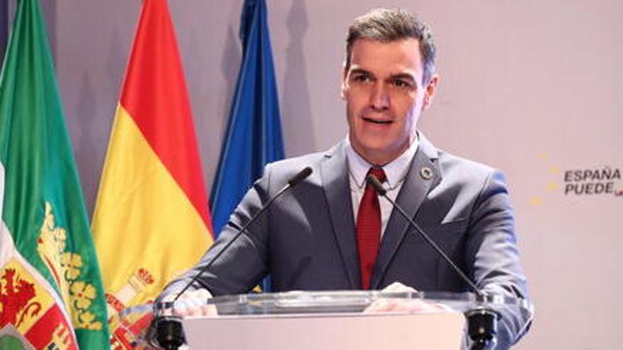 Pla mitjà del president del govern espanyol, Pedro Sánchez