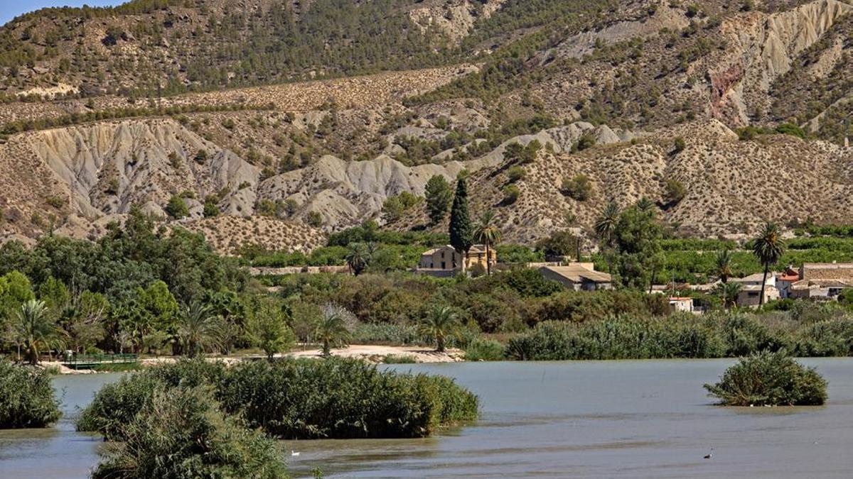 Azud de Ojós desde el mirador Alto de Bayna