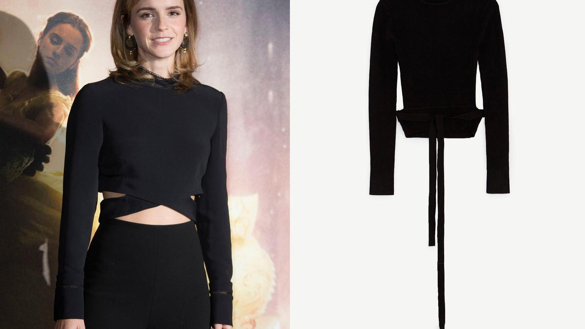 El jersey 'cut out' de Emma Watson puede ser tuyo por menos de 18€