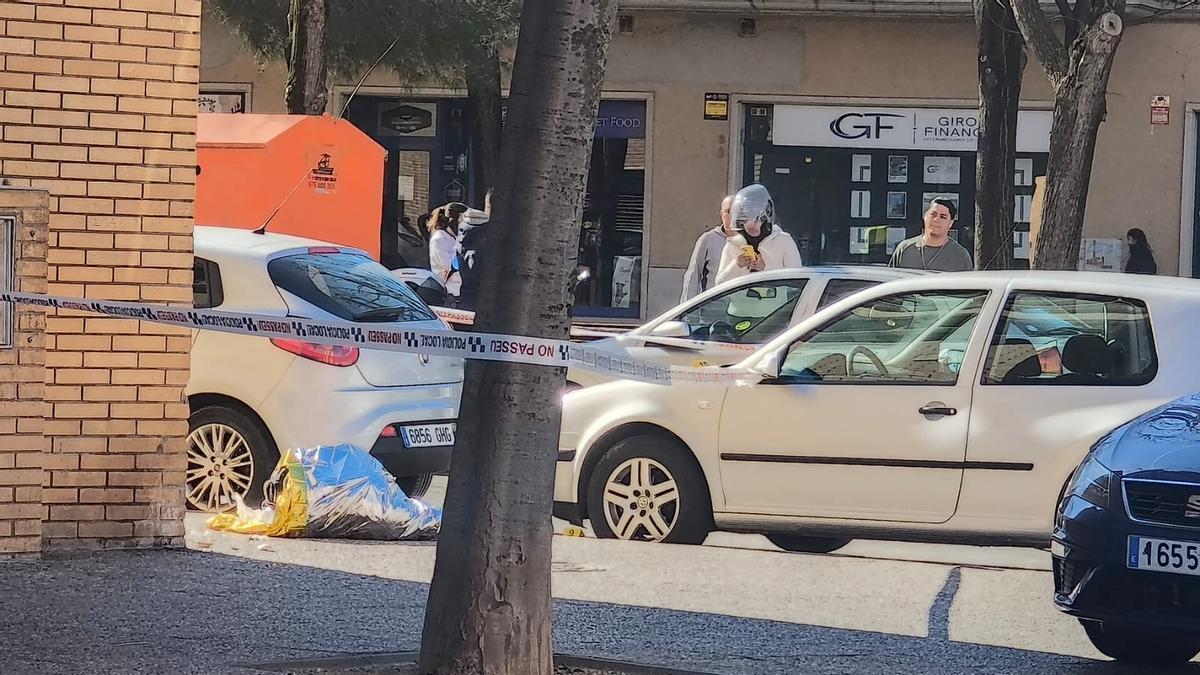 Les imatges del lloc de l'agressió a un sense sostre a Girona