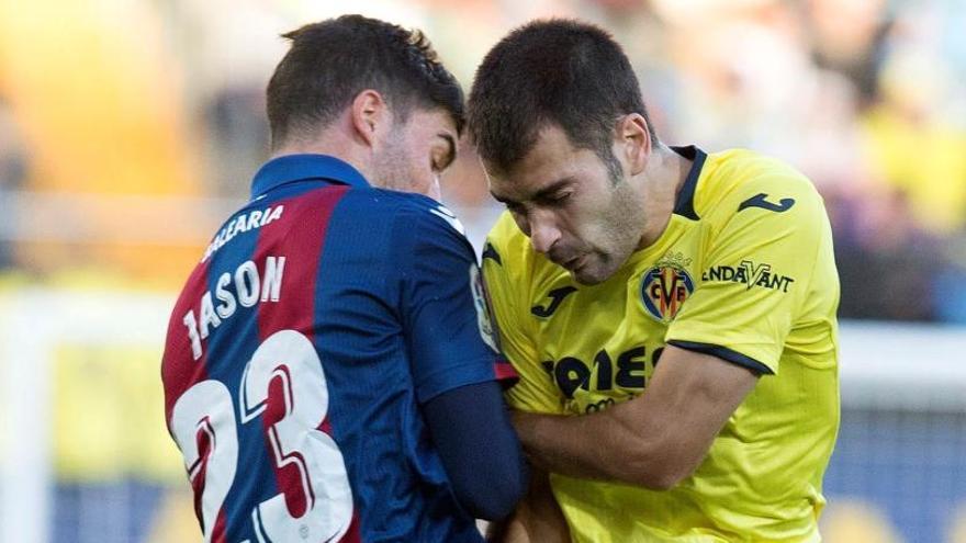 Imagen del partido entre el Villarreal y el Levante