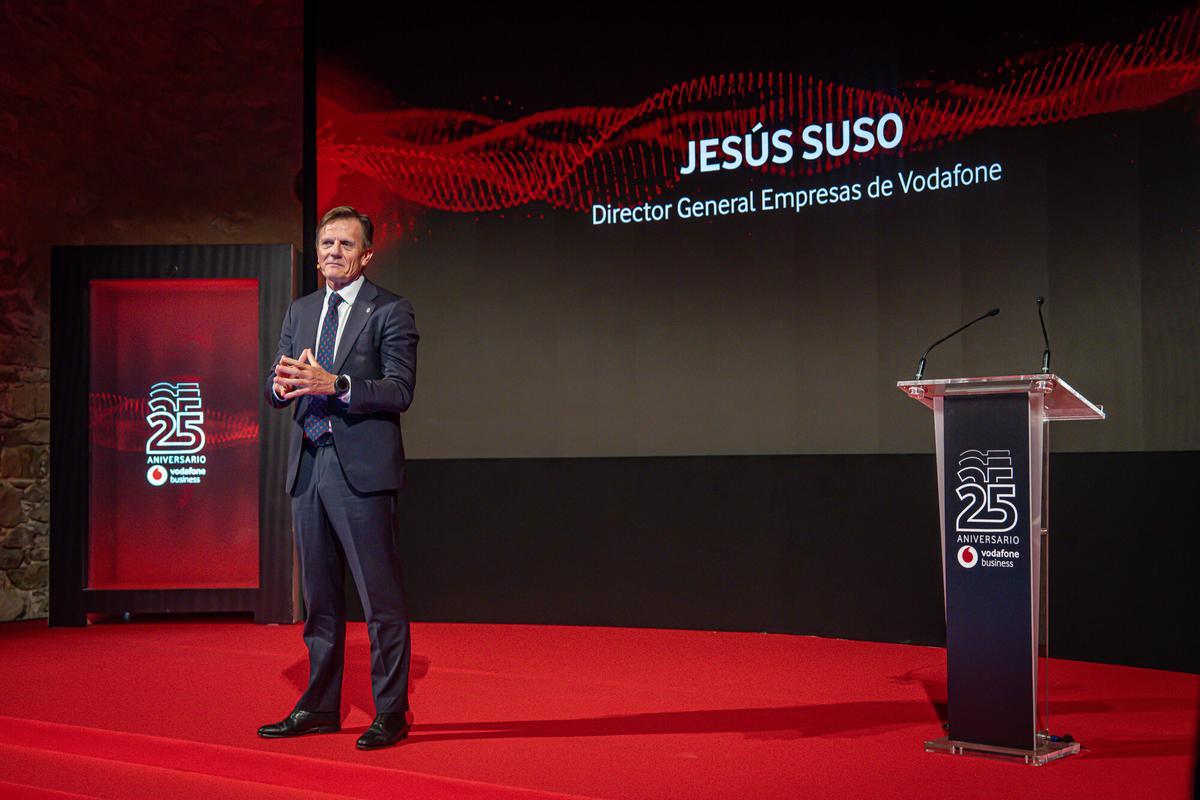 Barcelona, 30/10/2025 Economía.  Gala 25 aniversario Vodafone, Catalunya. AUTOR: MANU MITRU