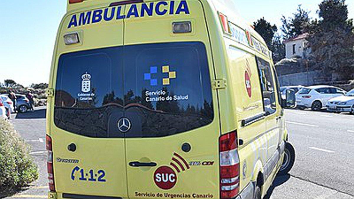 Ambulancia del Servicio de Emergencias.