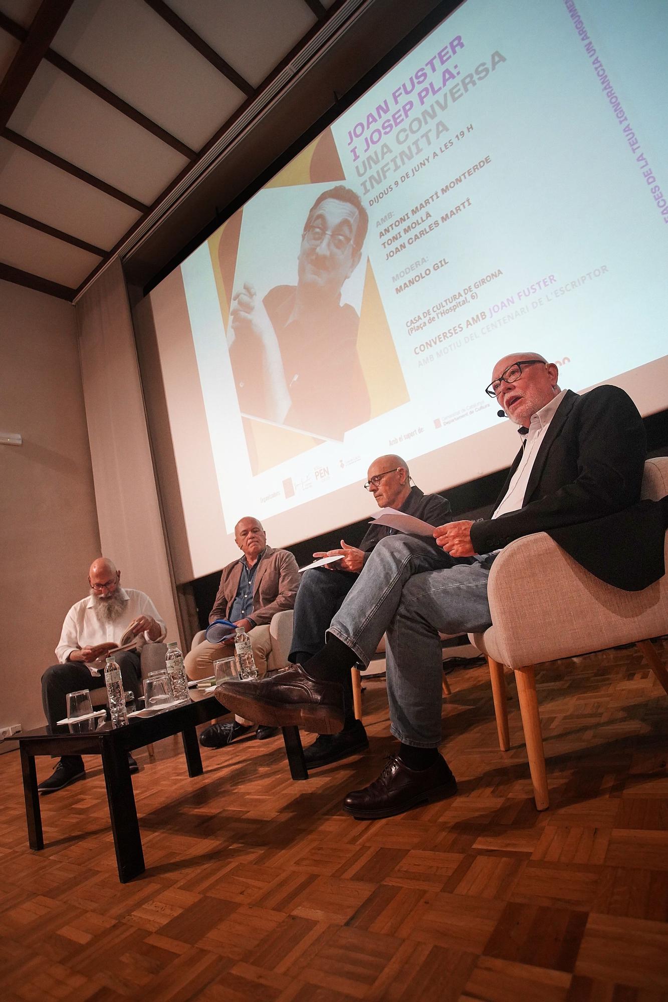 La Casa de Cultura acull la «conversa infinita» entre Joan Fuster i Josep Pla