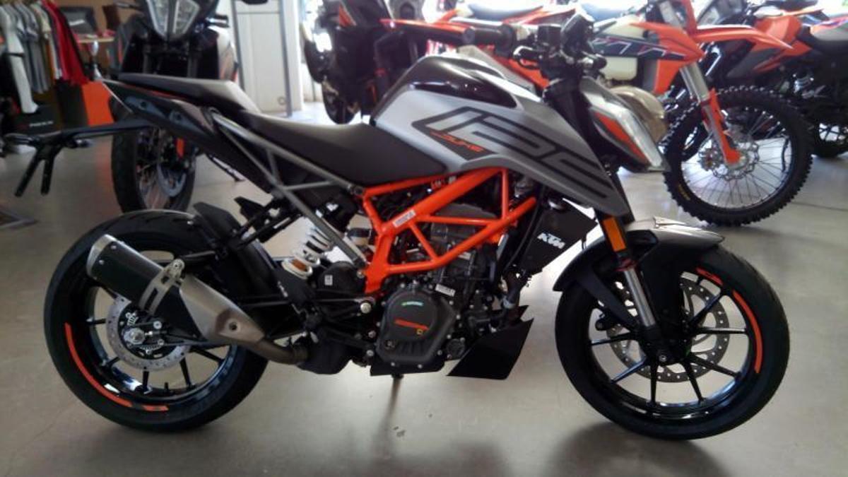 Imagen de la moto robada