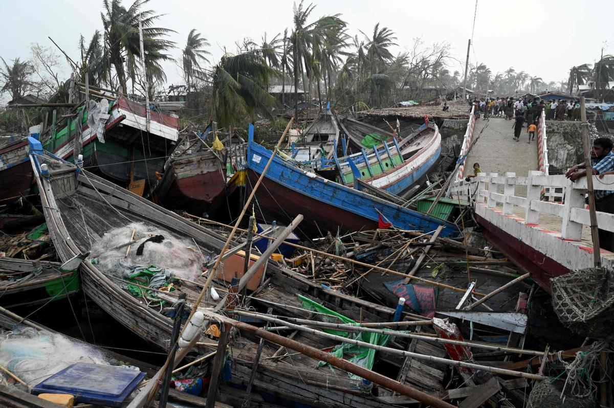 El ciclón Mocha arrasa las costas de Bangladés y Birmania con vientos de más de 200 km por hora