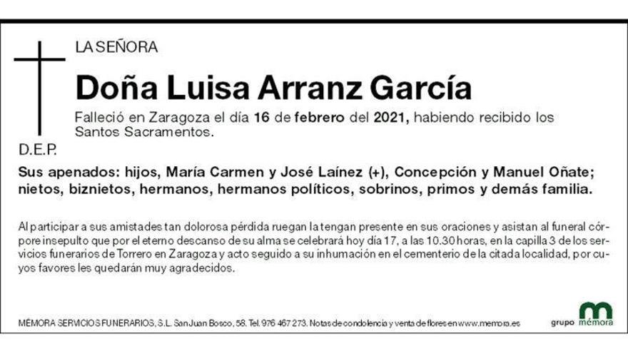 Doña Luisa Arranz García
