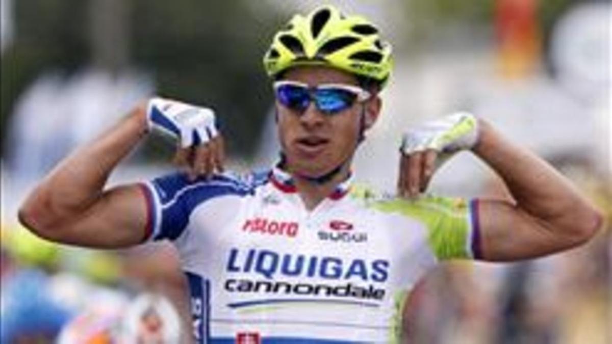 Sagan gana la priemra etapa del Tour.