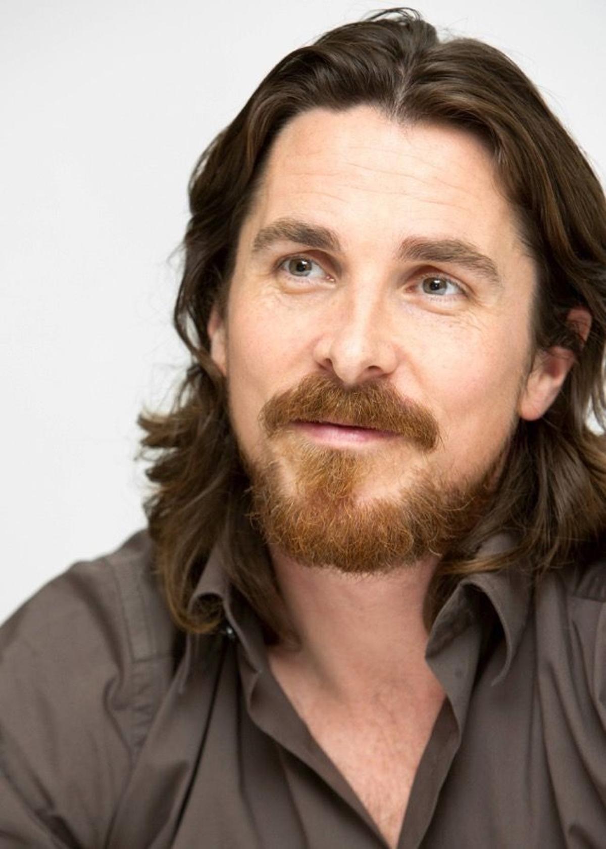 Christian Bale en la presentación de ''The Fighter''