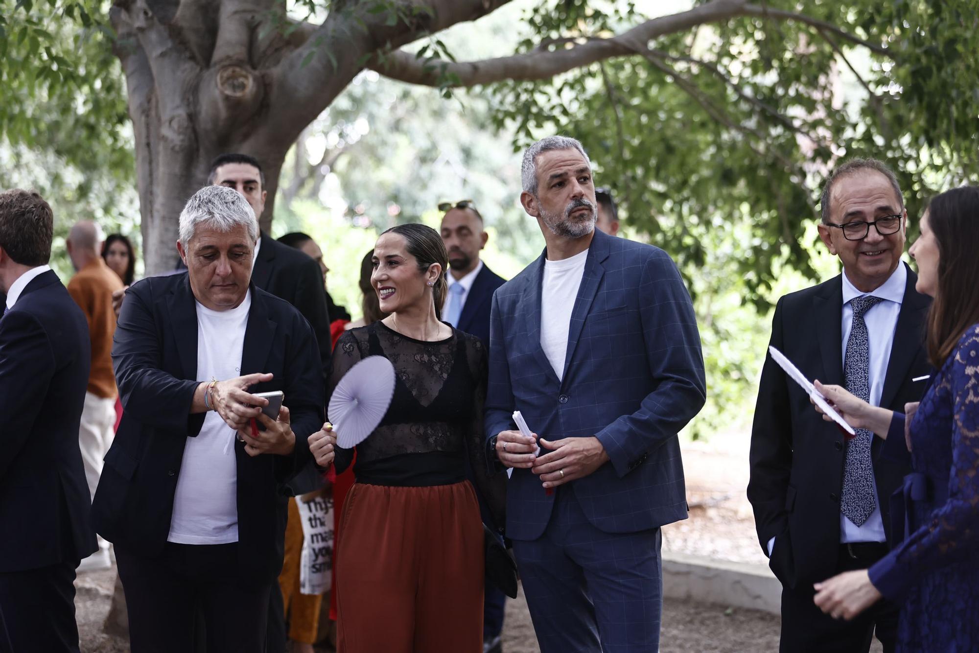 Boda de Nuria Llopis: la alfombra roja