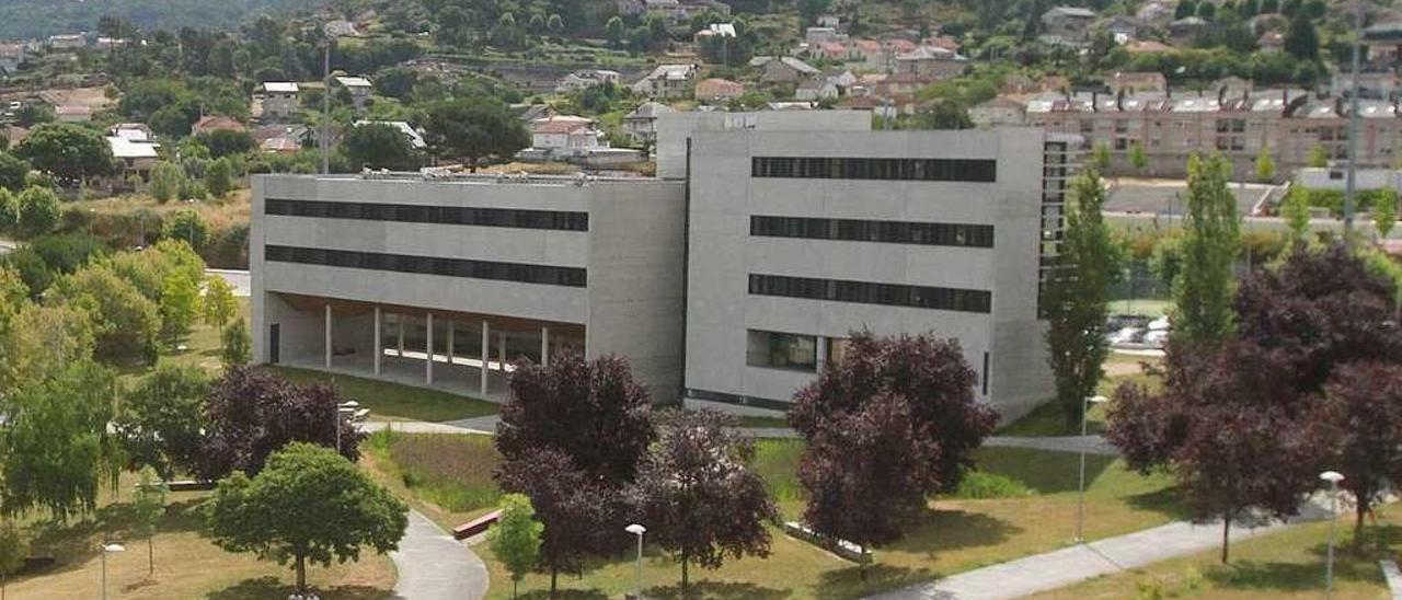 Edificio del Campus del Agua en Ourense. // Iñaki Osorio