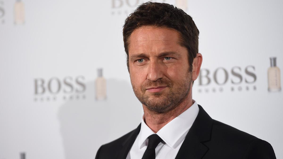 Gerard Butler en la fiesta de Hugo Boss