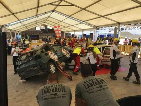 Teguise acoge un campeonato nacional de rescate en accidentes de tráfico