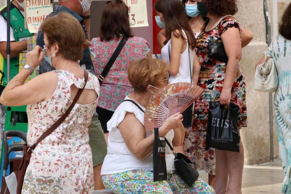 El calor se deja notar con fuerza en Málaga