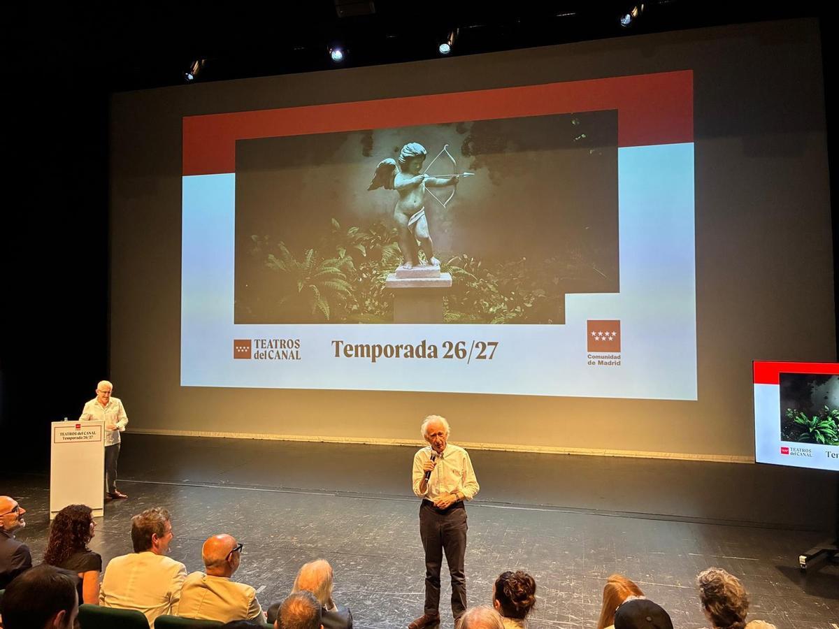 Presentación de la temporada 26/27 de Teatros del Canal