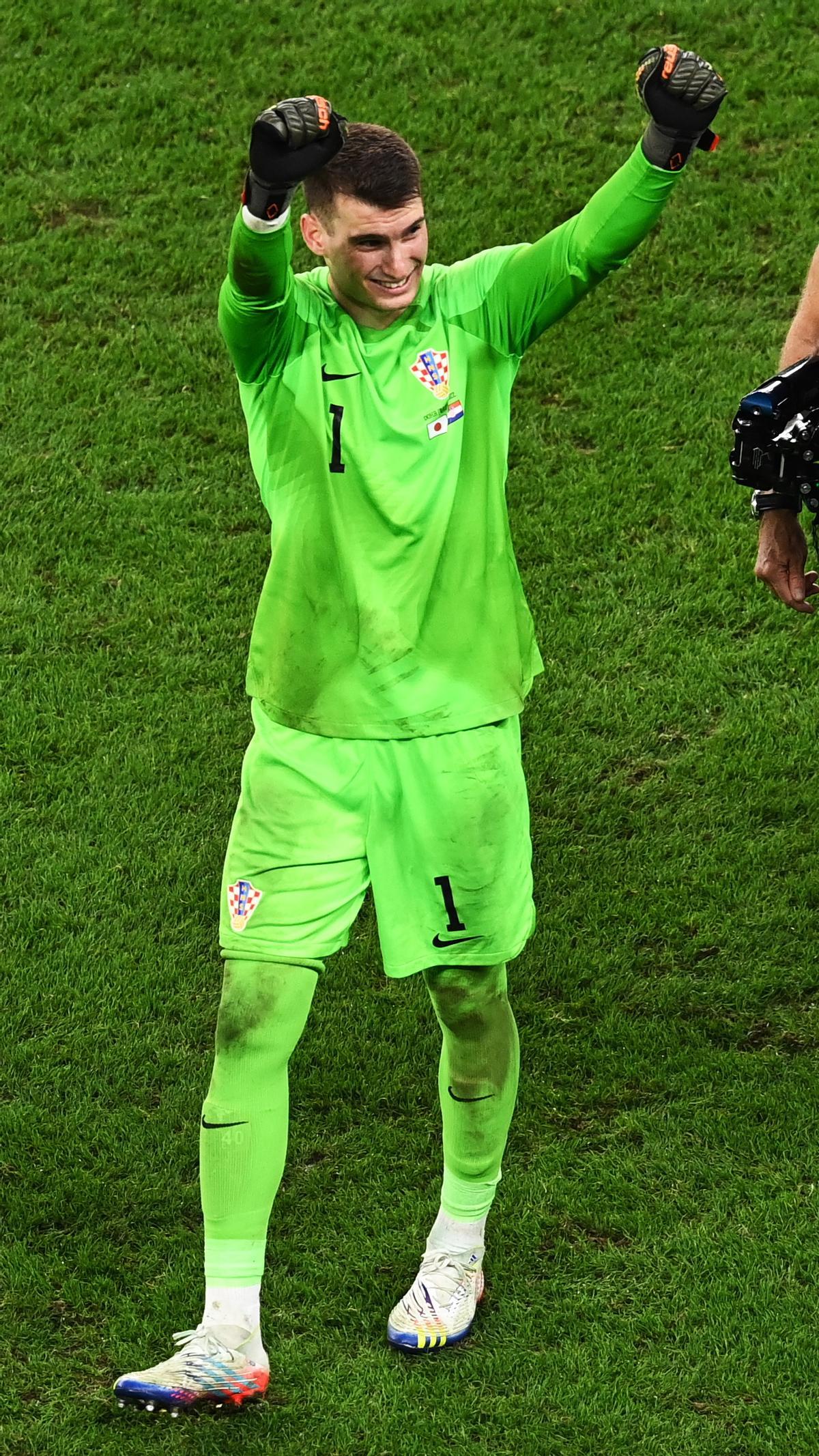Dominik Livakovic, guardameta del Dinamo de Zagreb y de la selección de Croacia.
