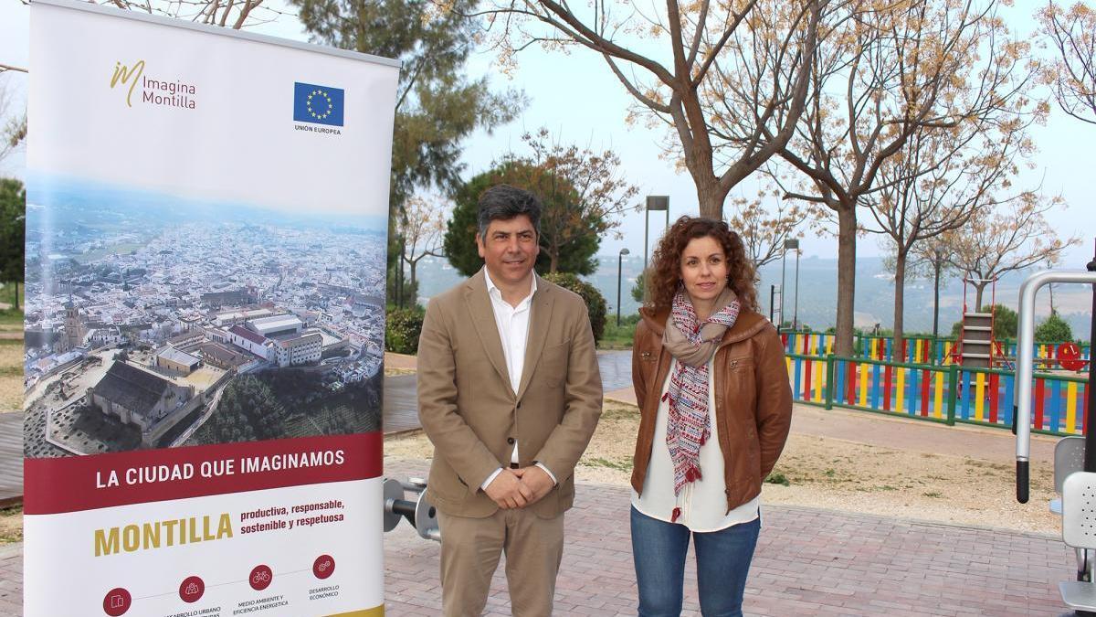 El Ayuntamiento de Montilla habilita un circuito biosaludable en el parque de La Rehoya