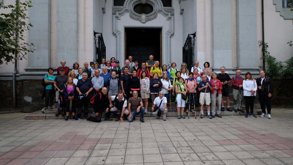 Una visita guiada por la trazado del Camino de Santiago a su paso por Mieres