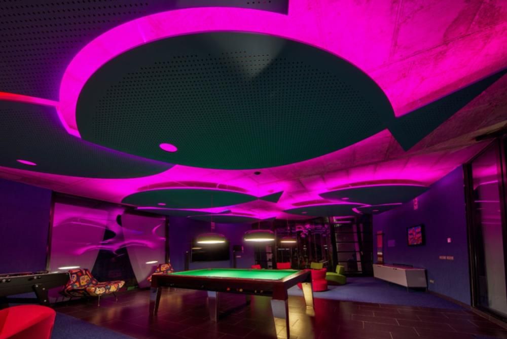 Interior de la zona de juego